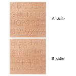 Holztablett Buchstaben montessori pieces