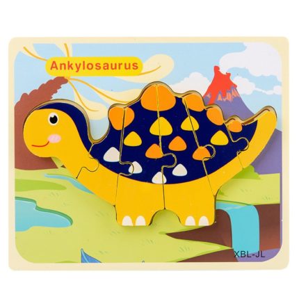 cartoon dinosaurier d Holzpuzzle
