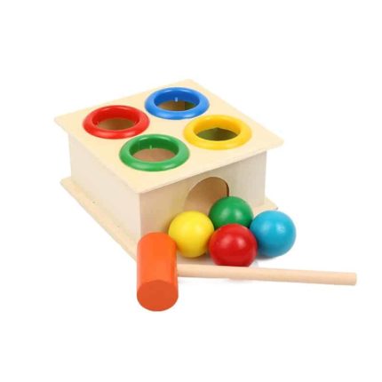spielzeug zum hämmern farbige löcher 