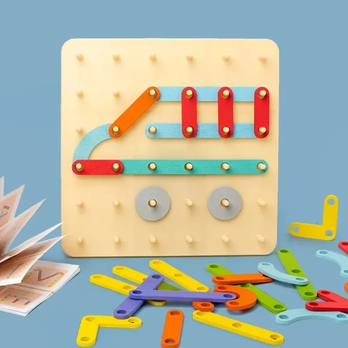 Montessori-Baukasten mit variabler Form - Kopiervorlage